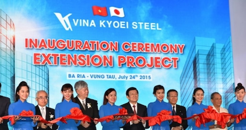 Lễ khánh thành thép Vina Kyoei Steel Vũng Tàu