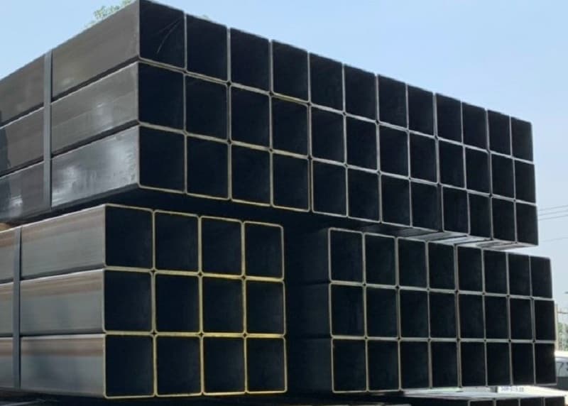 Thép hộp đen là sản phẩm thép hộp có cấu tạo rỗng bên trong