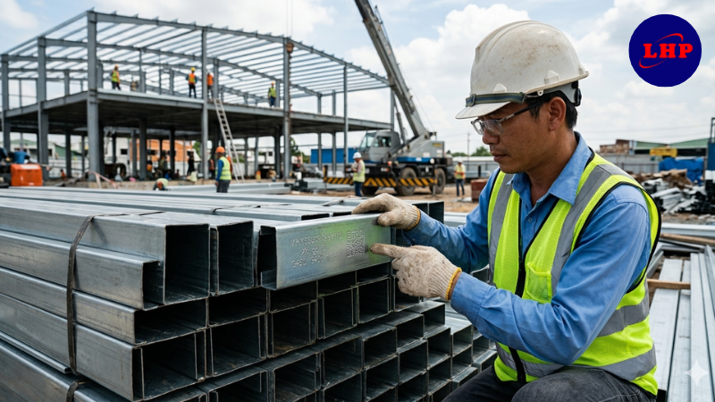 Hình ảnh minh họa các dấu hiệu nhận biết xà gồ chất lượng cao so với hàng giả, hàng kém chất lượng