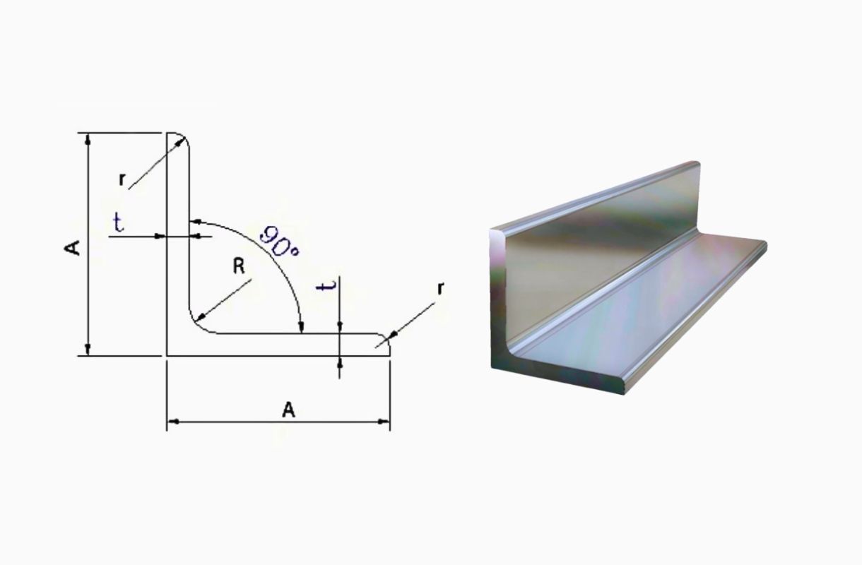 Quy cách và cấu tạo thép v mạ kẽm nhúng nóng