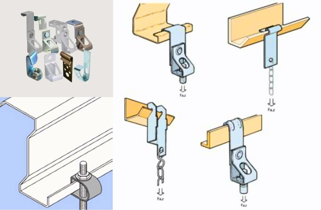 Kẹp xà gồ chữ Z với thiết kế tối ưu, đảm bảo độ cứng vững và khả năng chịu tải.
