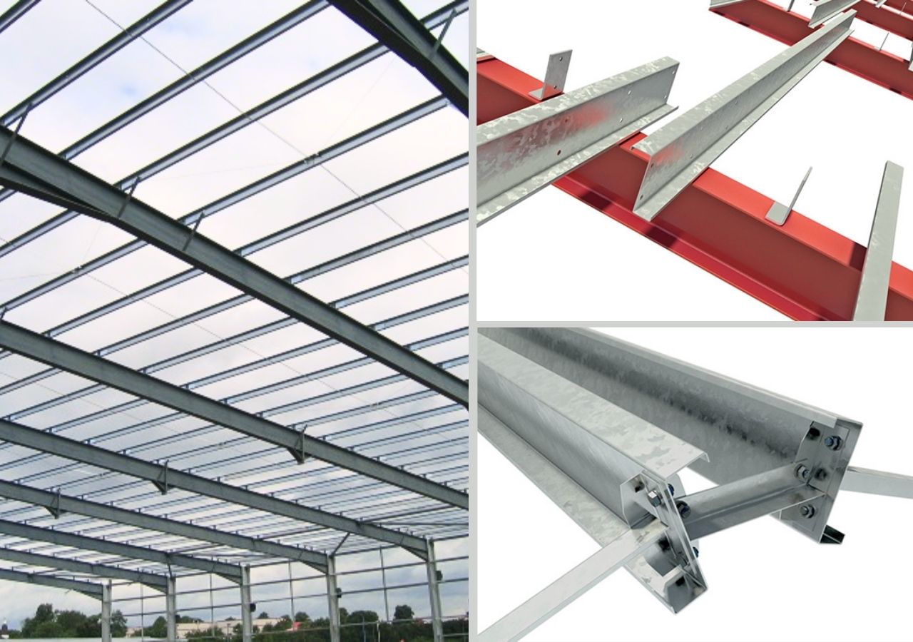 Xà gồ Z250 được ứng dụng rộng rãi trong các công trình nhà xưởng, nhà kho công nghiệp.