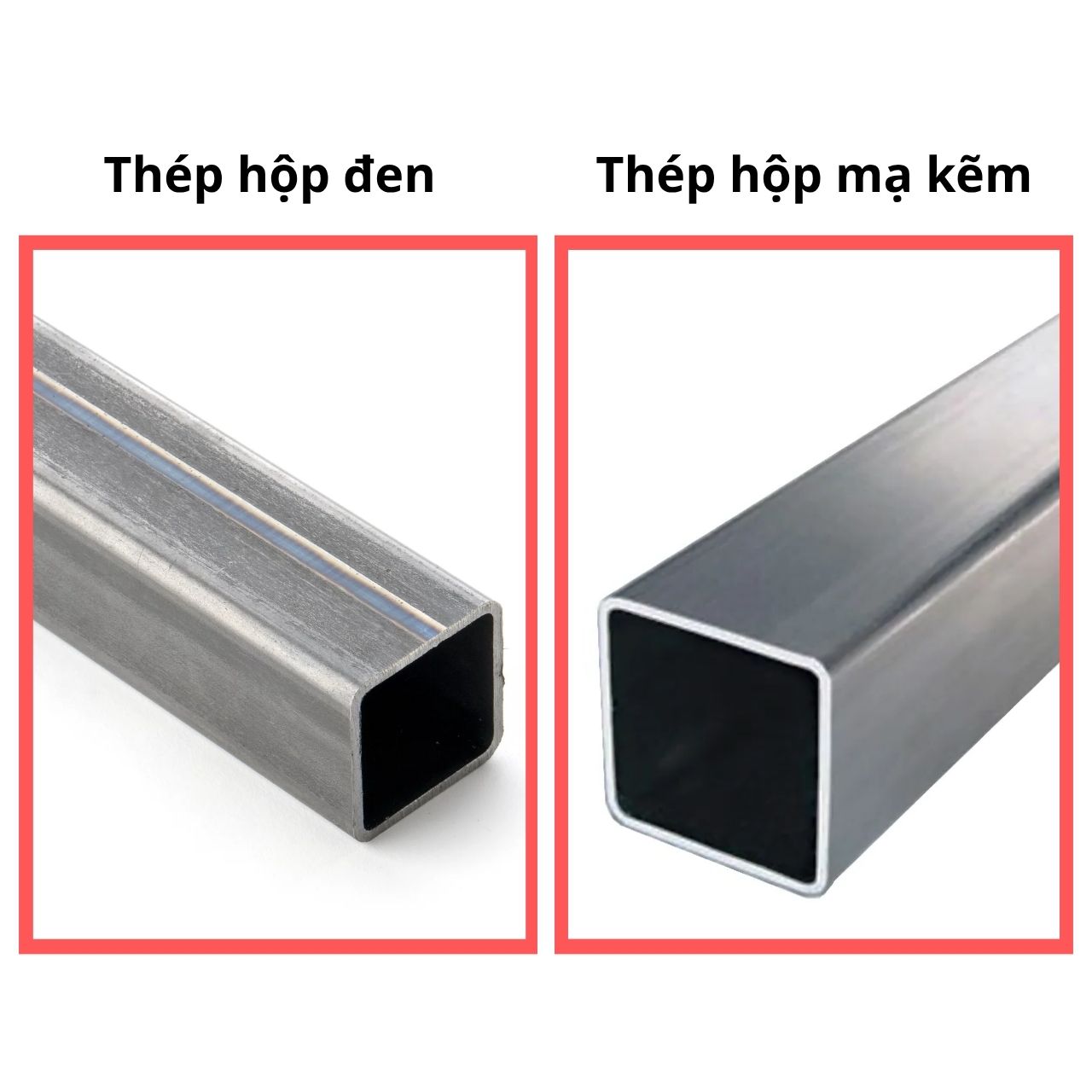phân loại sắt hộp 25x25