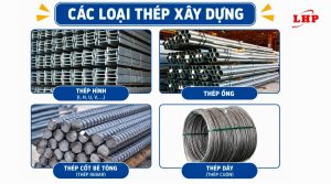 Tổng hợp các loại thép xây dựng cốt lõi quyết định độ bền kết cấu công trình