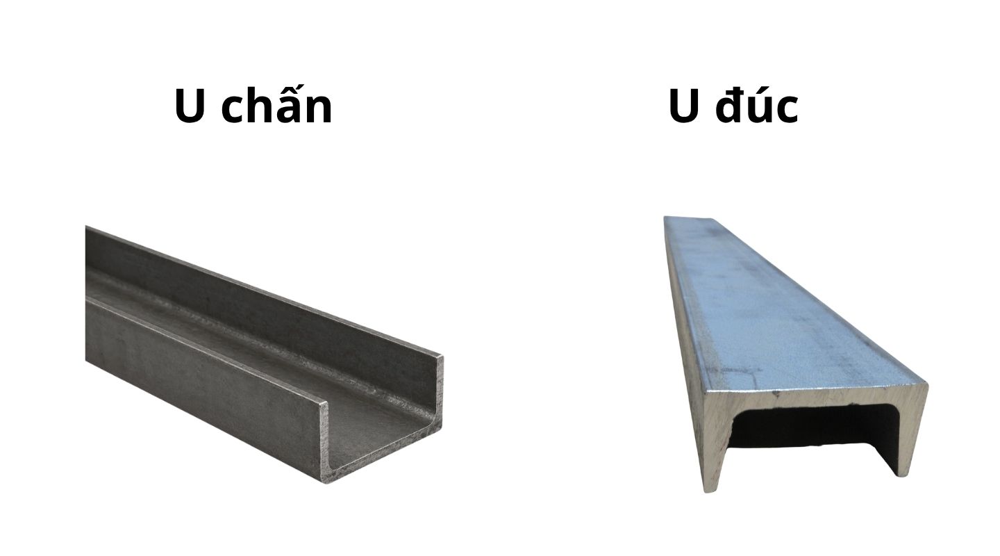 Thép u đúc và thép u dập